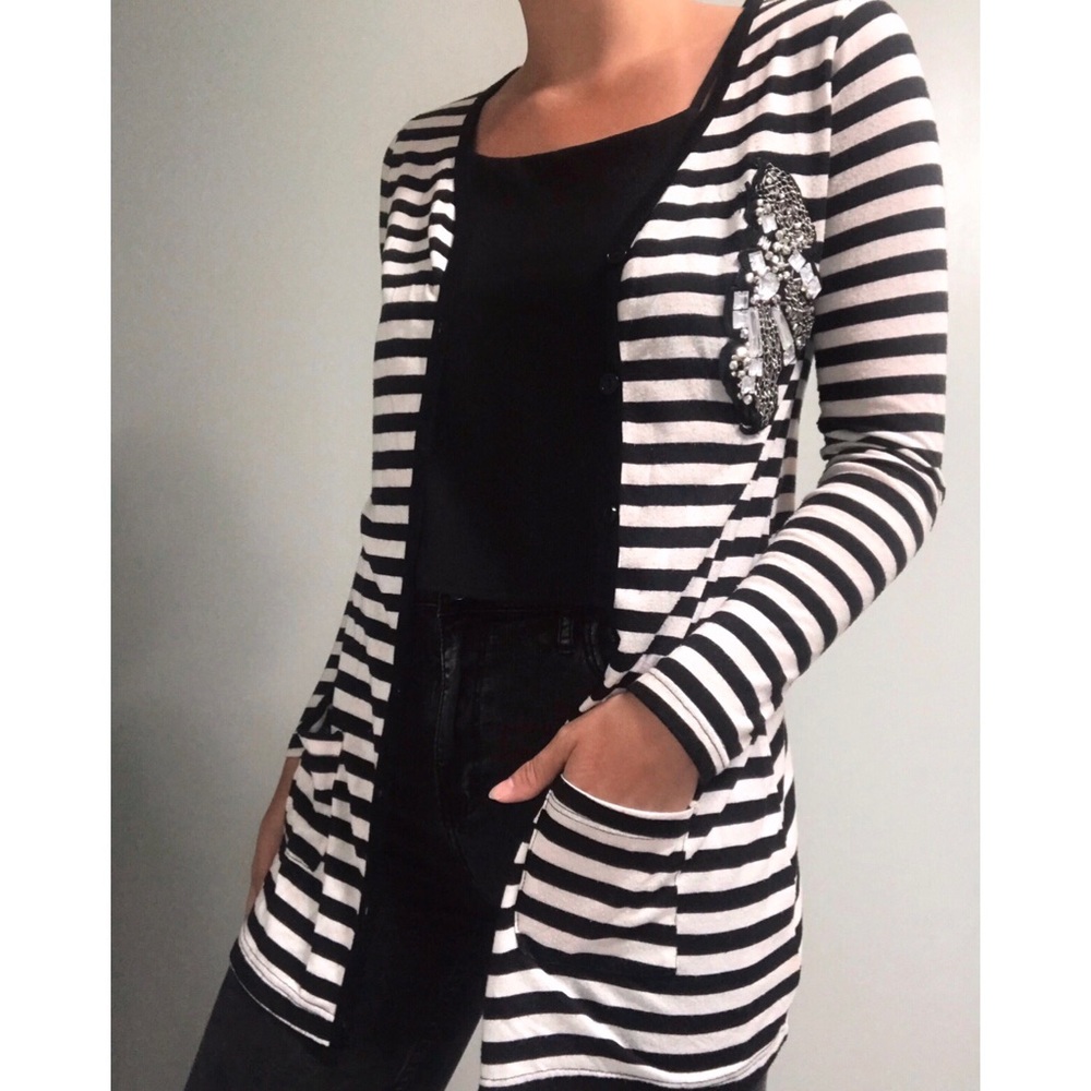 Free Generation Striped Cardigan